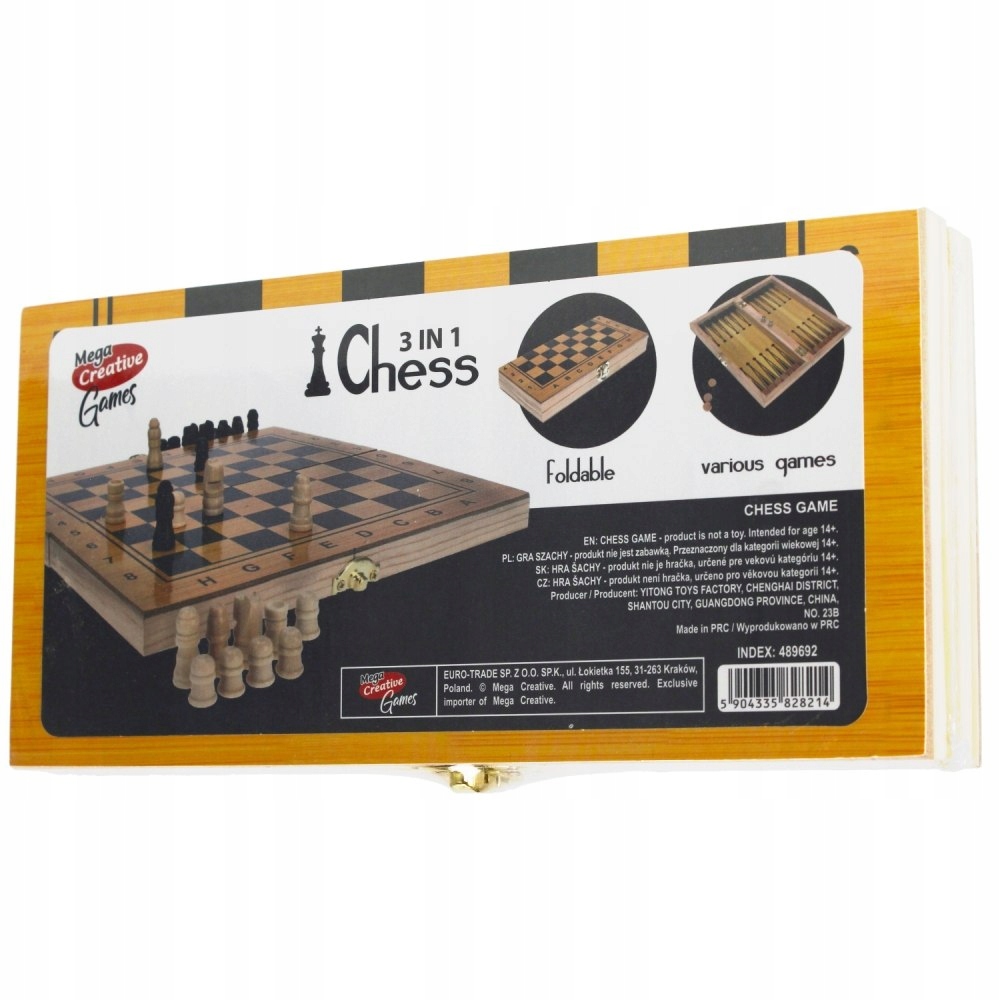 GRA SZACHY DREW 23X12X4 MC GAME FOL 96