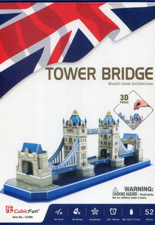 Puzzle 3D Tower Bridge Cubic Fun 52 Elementy