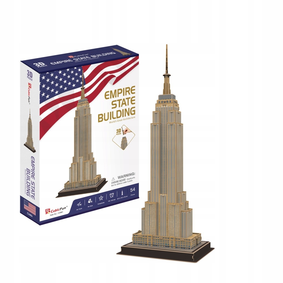 Puzzle 3D Empire State Building 2460