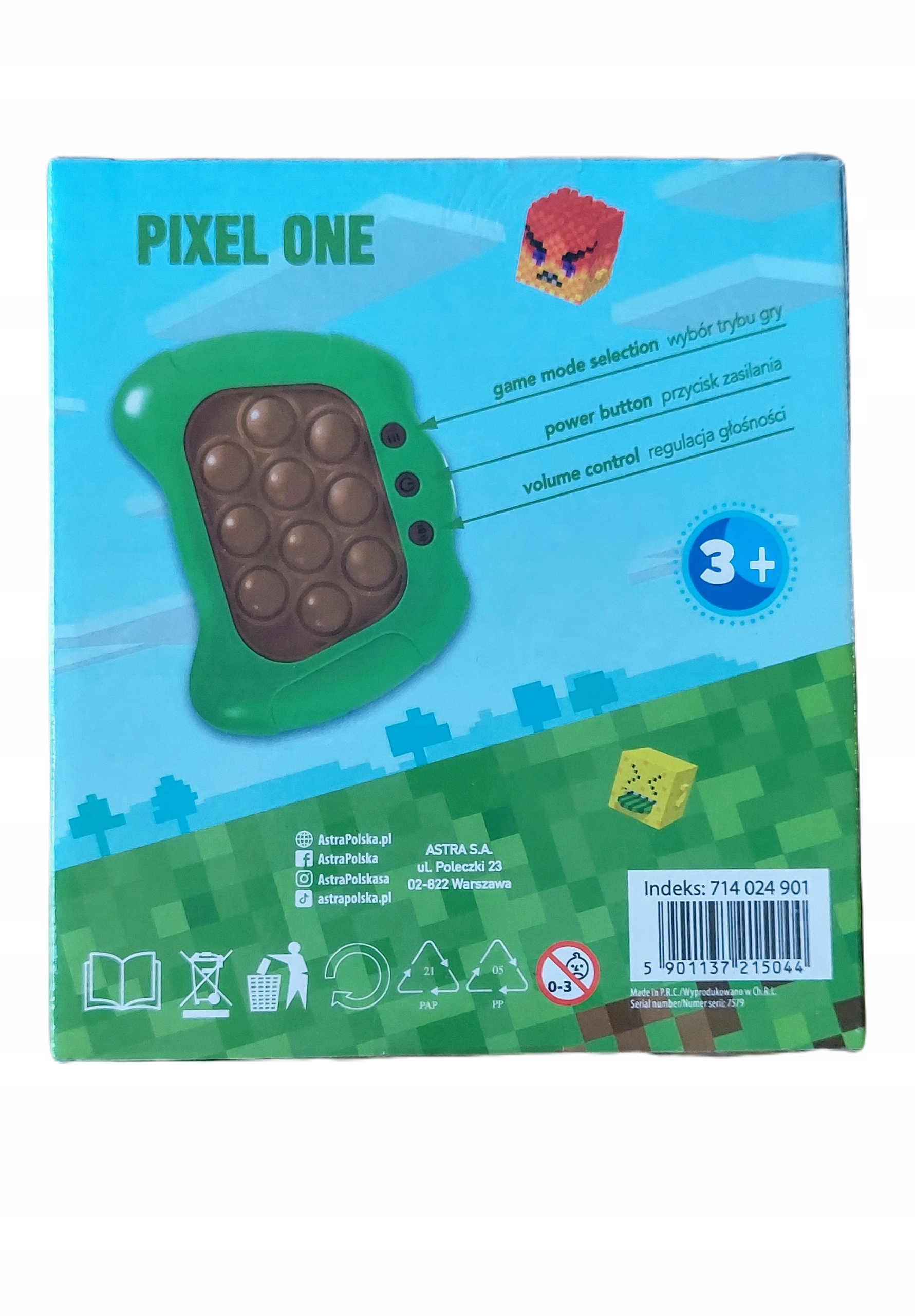 ZABAWKA SENSORYCZNA POP-IT ASTRAFUN PIXEL ONE 5044