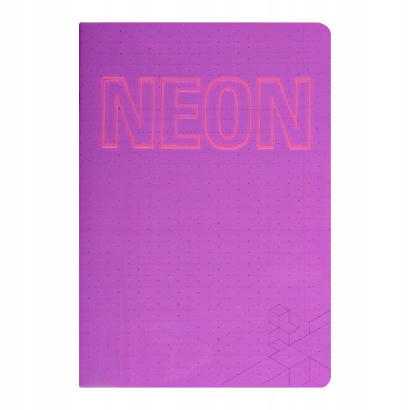 KIN ZESZYT NEON PP A4 42 KARTKI 80 G. KRATKA A'10