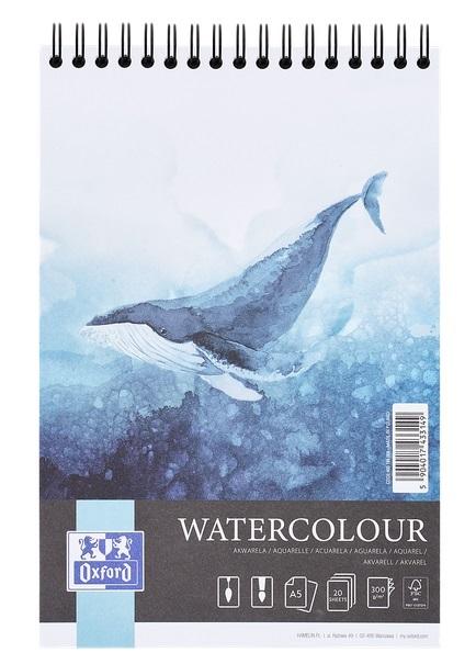 BLOK AKWARELA OXF ART SPIRAL A5 20K