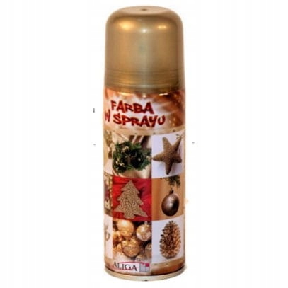Farba w sprayu 250 ml - złota