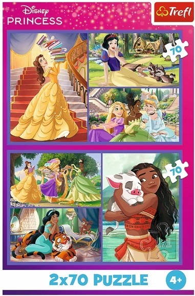 PUZZLE 2X70 BAJKOWE DNI 34440