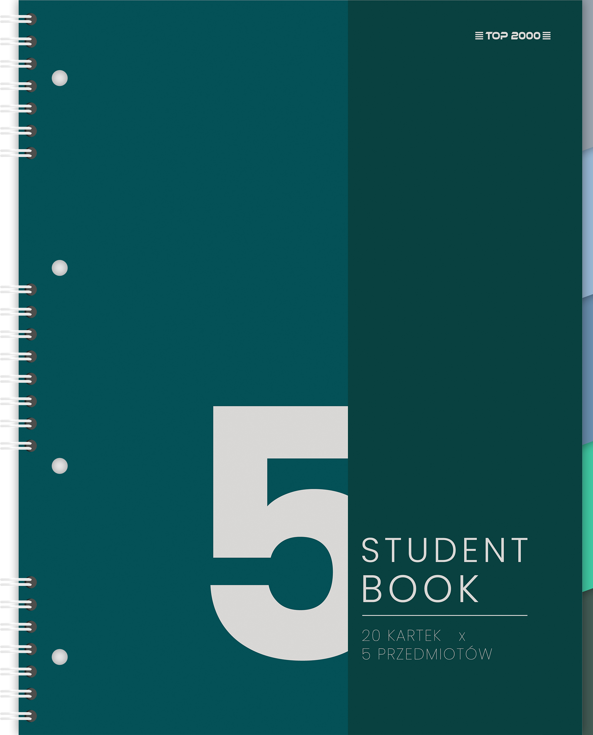 KOŁOZESZYT A5/100K KRATKA TOP STDNTBK 400179524