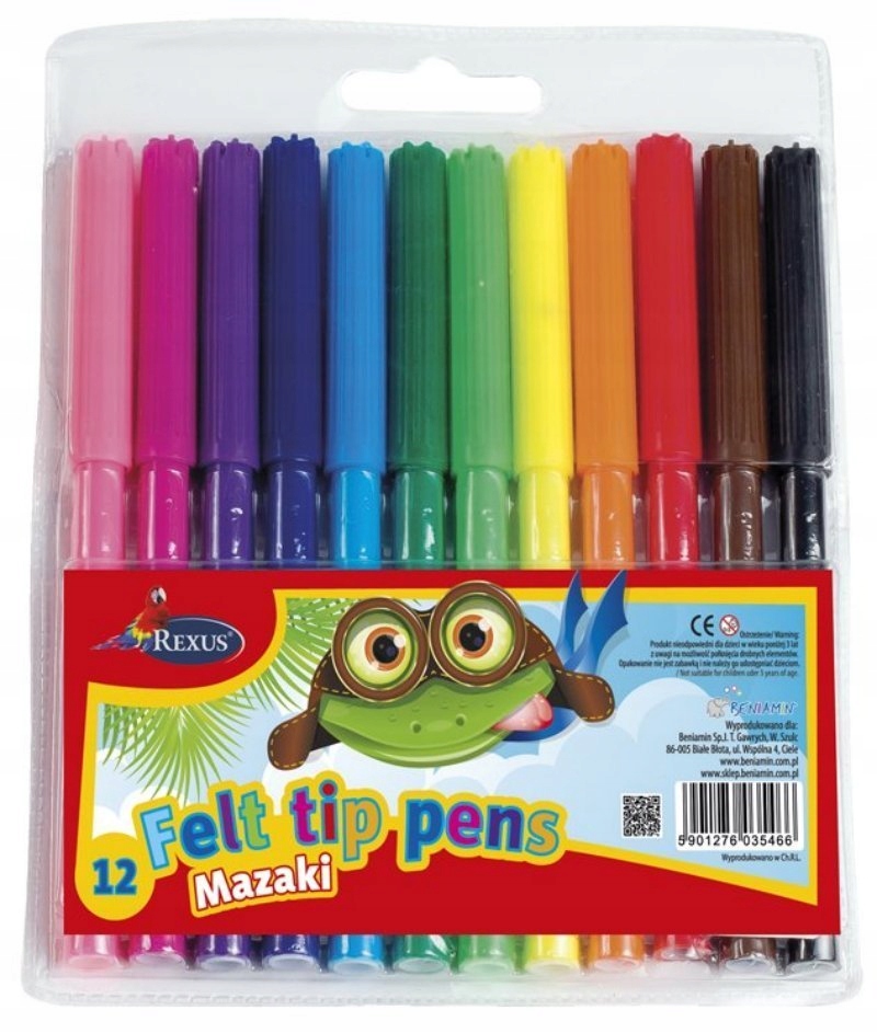 FLAMASTRY PISAKI 12KOL. 5466