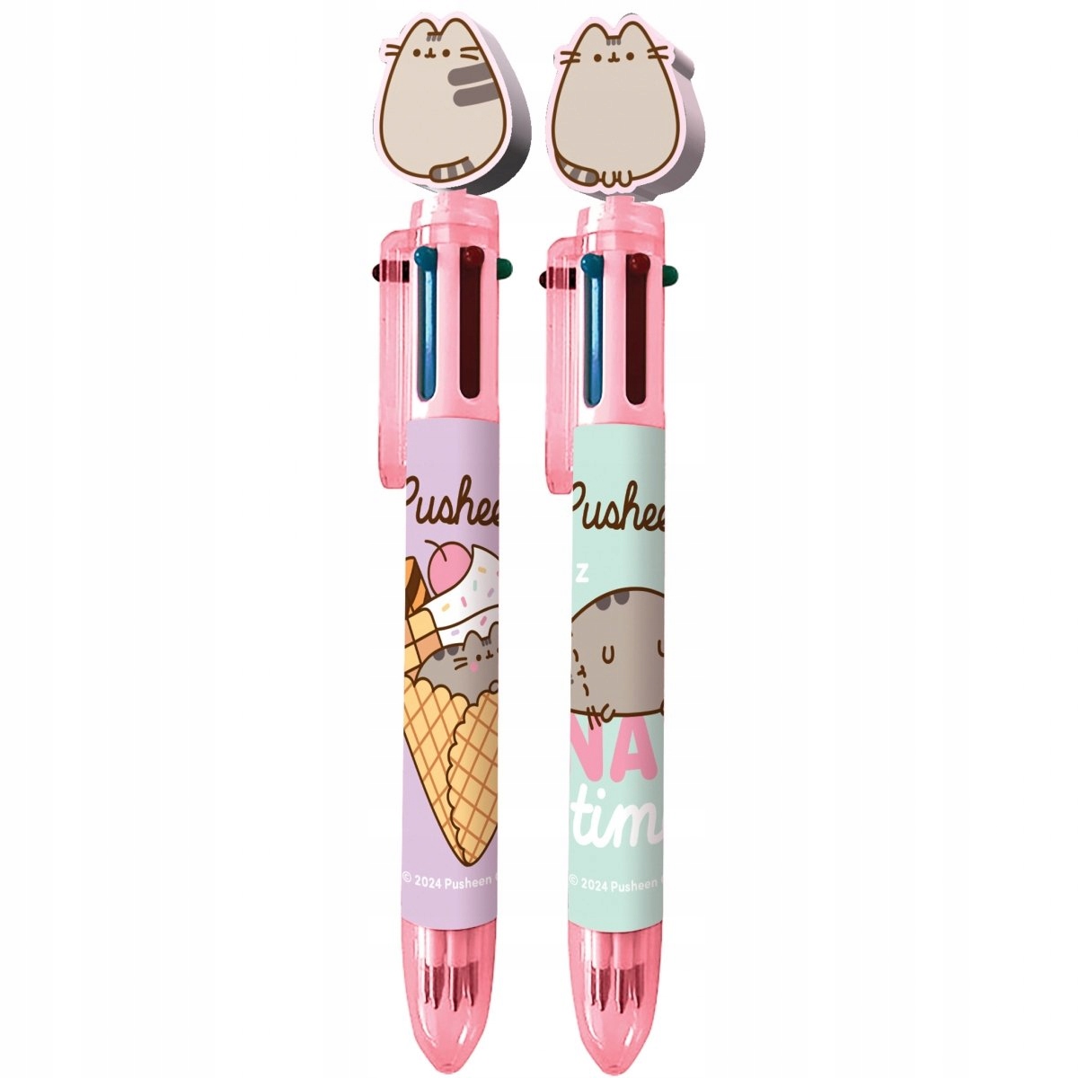 Długopis Automatyczny Wielokolorowy 6 Kol Pusheen
