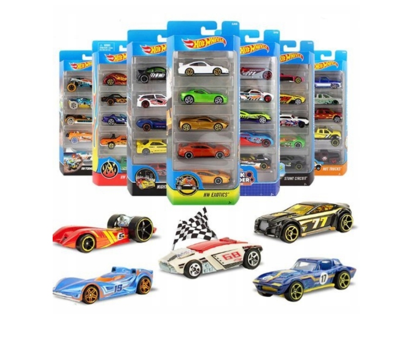 HW PIĘCIOPAK SAMOCHODZIKÓW DVF95 1806 3493