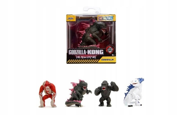 JADA GODZILLA METAL FIGURKI 6,5CM 4 RODZ 8193