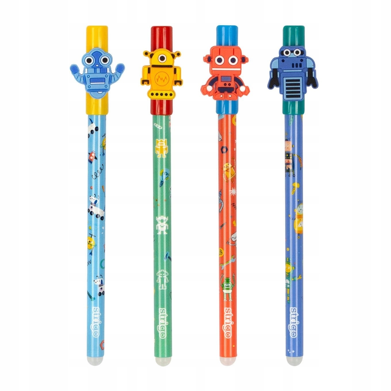 DŁUGOPIS WYMAZYWALNY ZE SKUWKĄ ROBOT A'36 7480