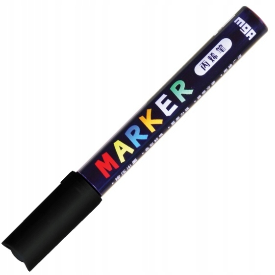 Marker akrylowy 1-2 mm czarny MG 4778 A'6