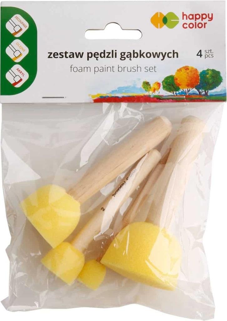 PĘDZEL GĄBKOWY OKRAGŁY MIX 0399