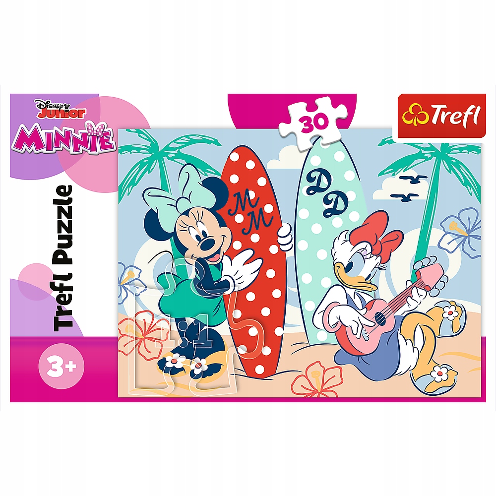 Puzzle 30 Kolorowa Minnie 18302