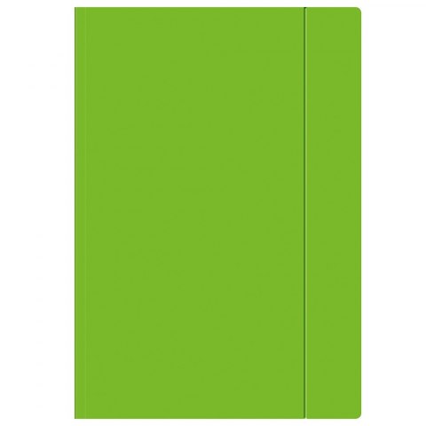 Teczka Z Gumką A4  Fluo Zielona A'10 3167
