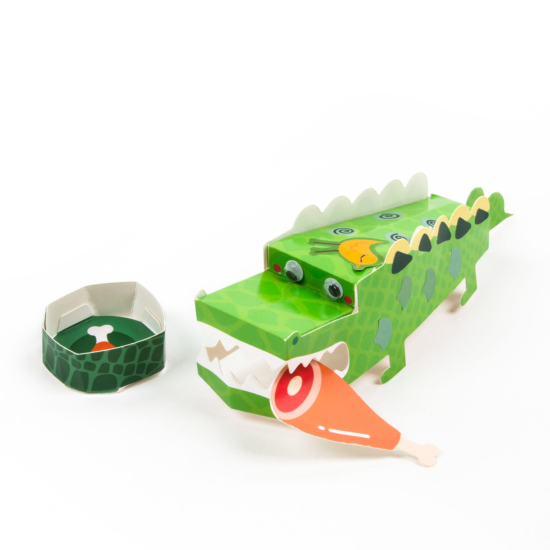 FIGURKI 3D Z NAKLEJKAMI ZOO KIDEA 4536