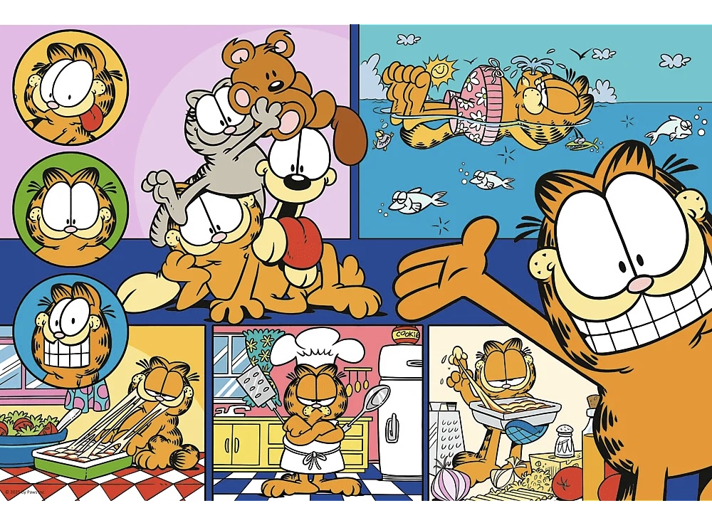 Puzzle 100 Leniwy Garfield 16521