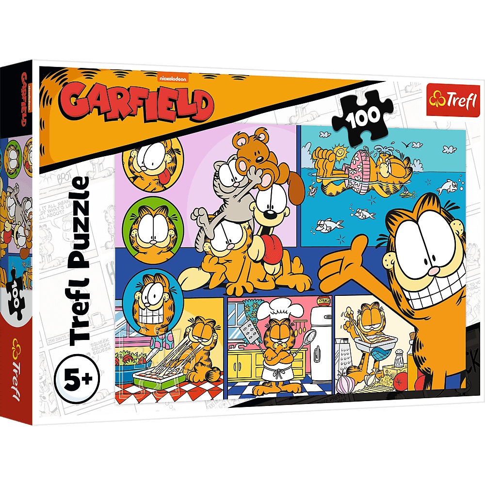 Puzzle 100 Leniwy Garfield 16521