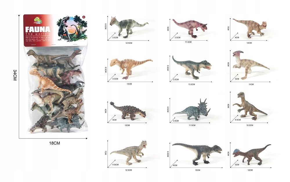ZESTAW DINOZAURÓW 0034