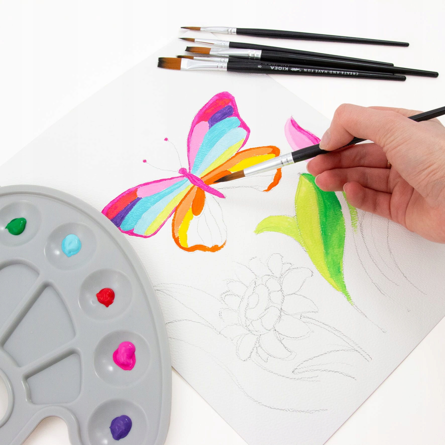 /{FARBY AKRYLOWE 12X12ML KIDEA