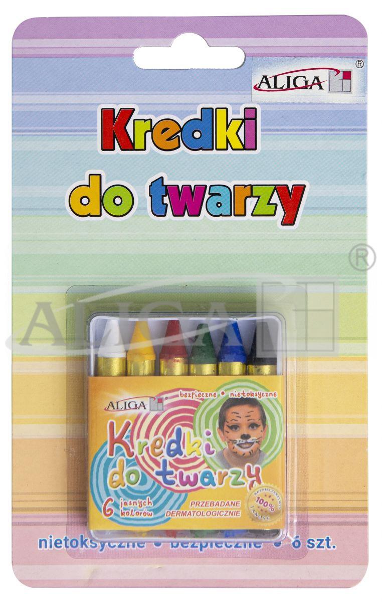 Kredki Fc-6/B Do Malow. Twarzy 6Kol. - Blister