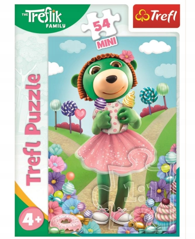 Puzzle 54 Mini Wesoły Świat Treflików 54119