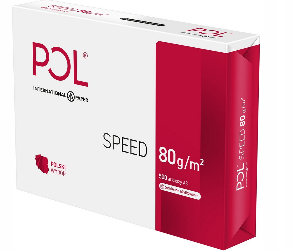 Papier Ksero Polspeed A3 500Ark.80G A'5 2345