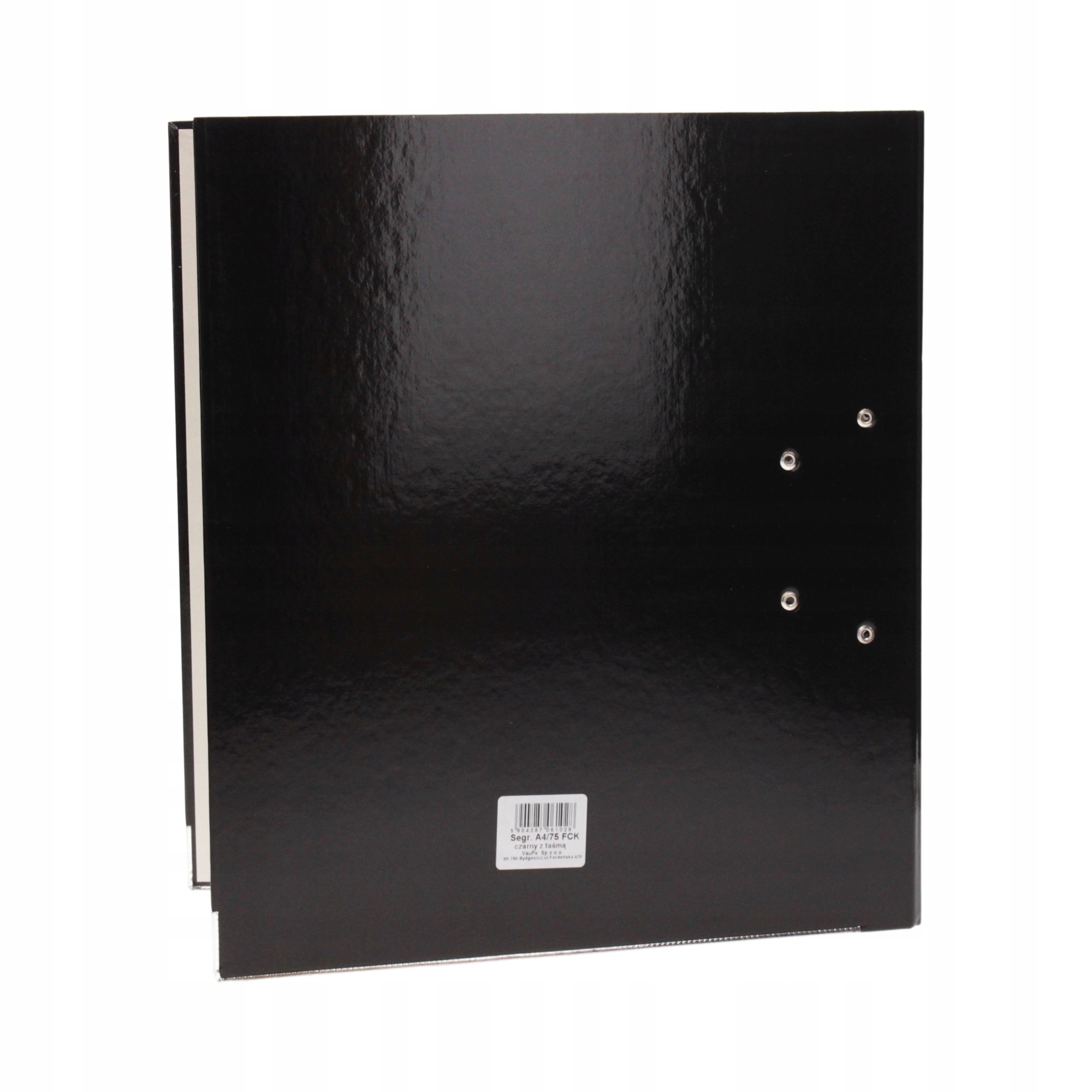 Segregator Fck A4/7Cm Czarny Z Taśmą A'25 1028