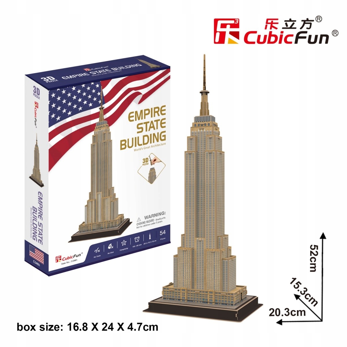 Puzzle 3D Empire State Building 2460