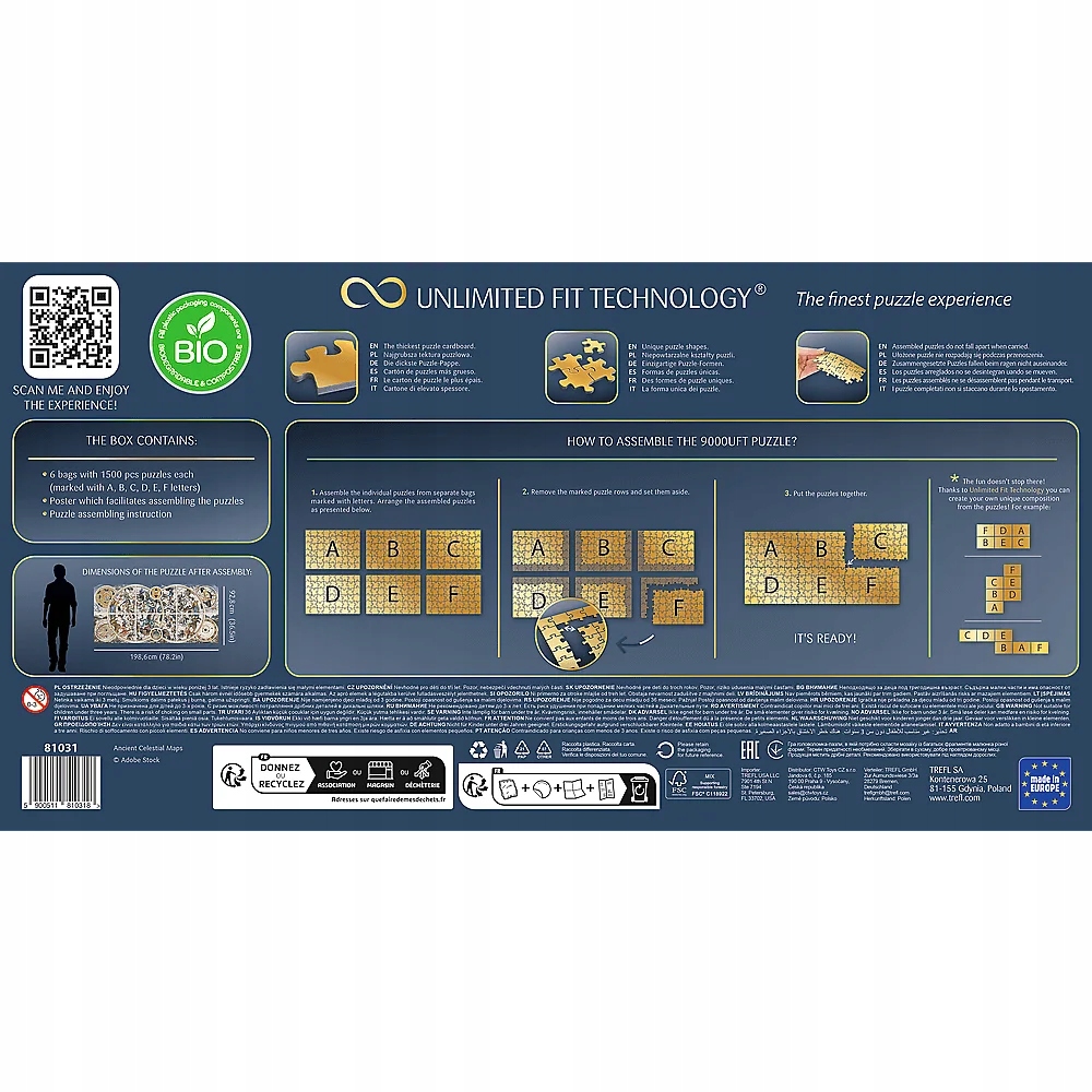 PUZZLE 9000 UFT ANCIENT CELESTIAL MAPS 81031