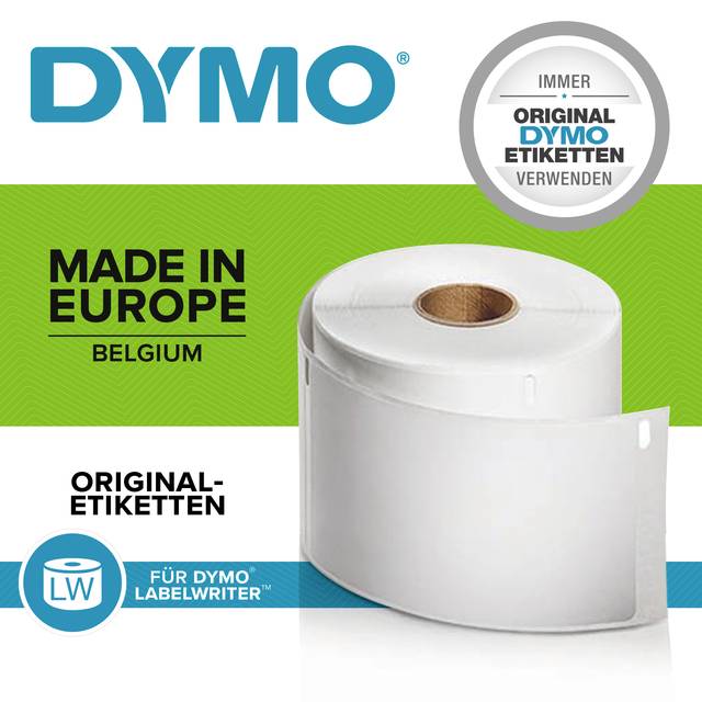DYMO Etykiety wysyłkowe białe na identyfikatory 101 x 54 mm LW 450 330 550