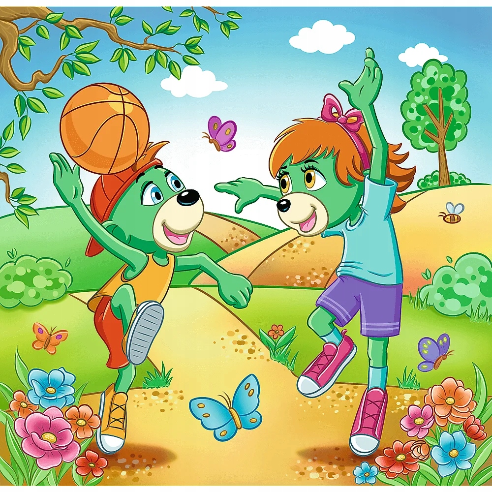 PUZZLE 3W1 POZNAJ TREFLIKI 34872