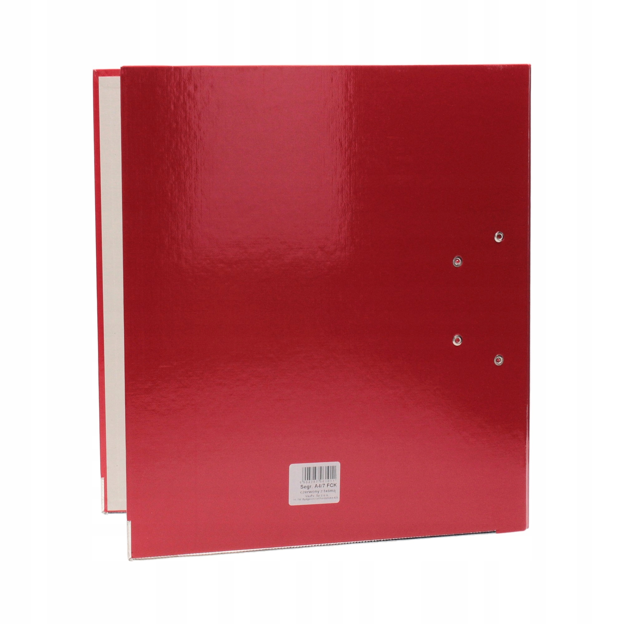 Segregator Fck A4/7Cm Czerwony Z Taśmą A"25 1011
