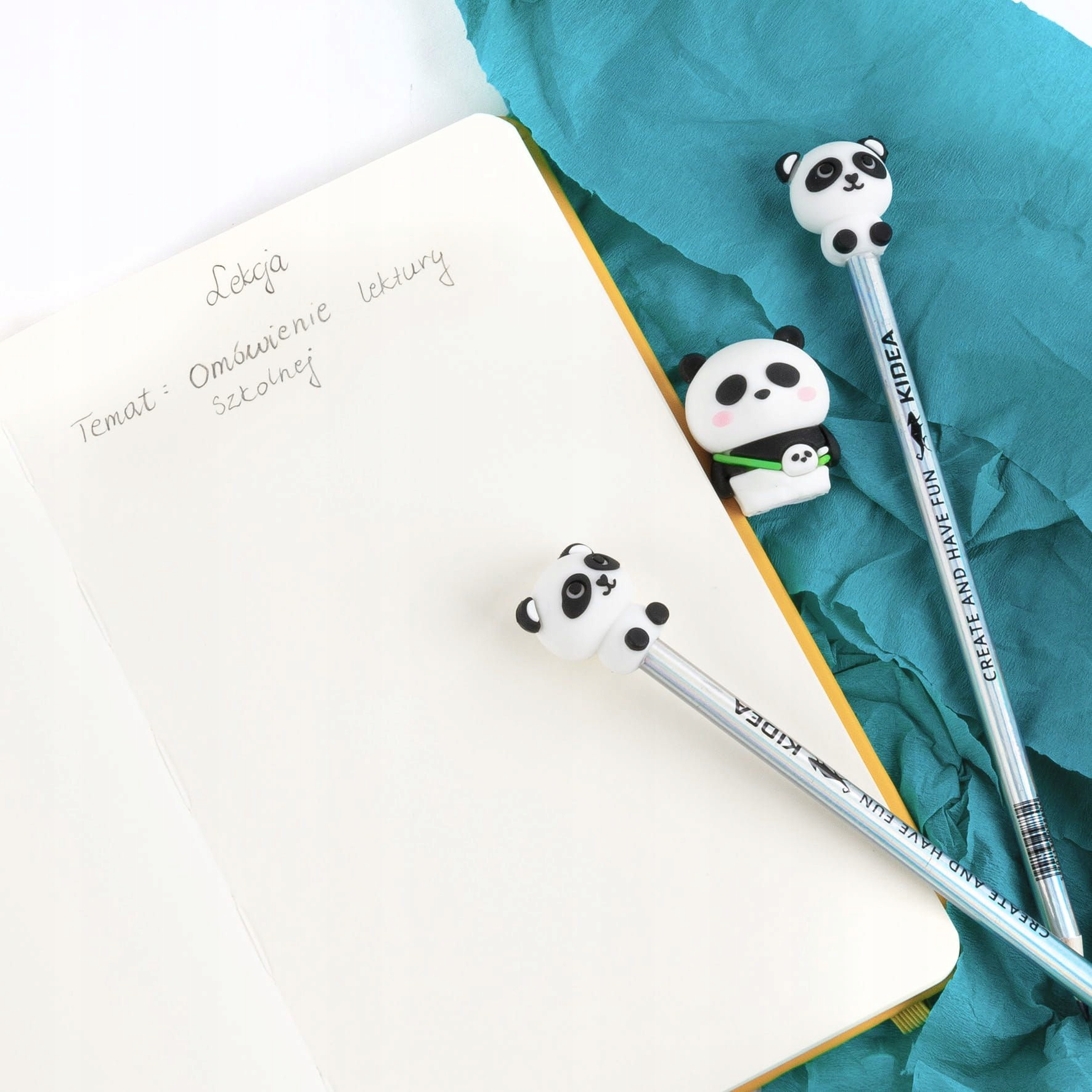 PANDA TEMPERÓWKA Z OŁÓWKAMI 3 SZT. KIDEA 0231