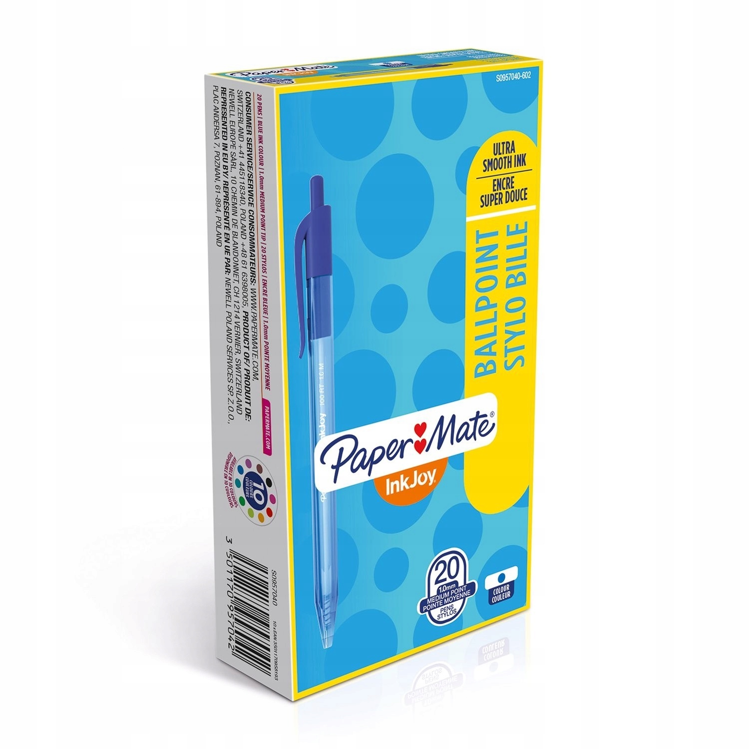 Długopis automatyczny Paper Mate Inkjoy 100 RT niebieski