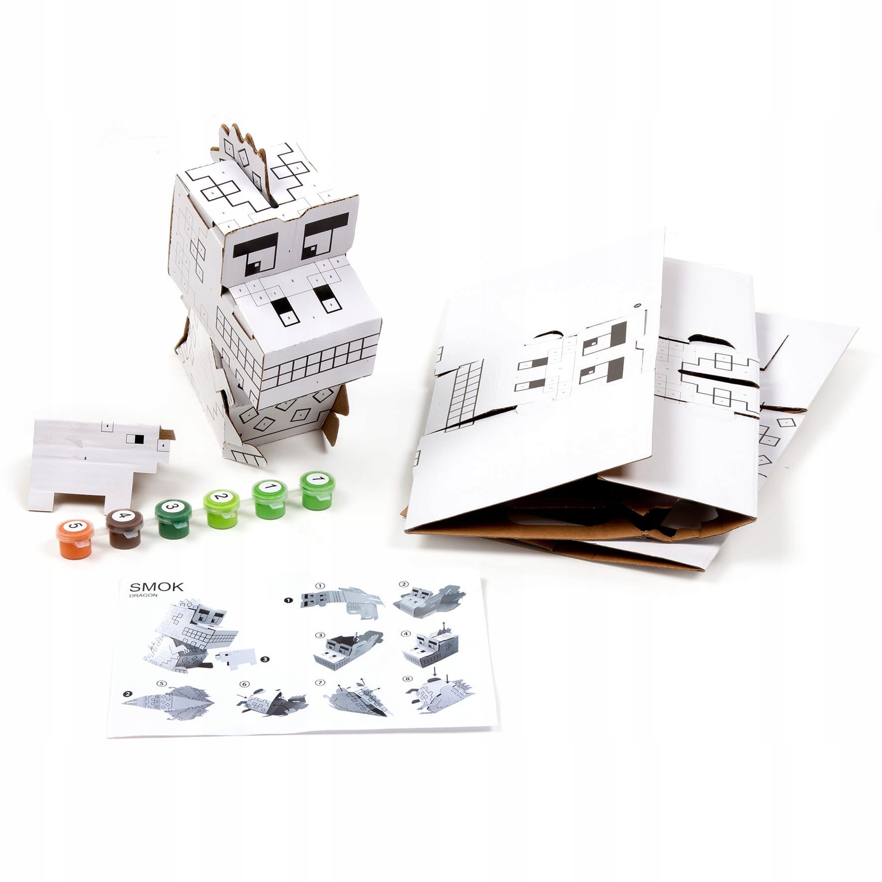 FIGURKA 3D MALOWANIE PO NUMERACH GAME SMOK KIDEA