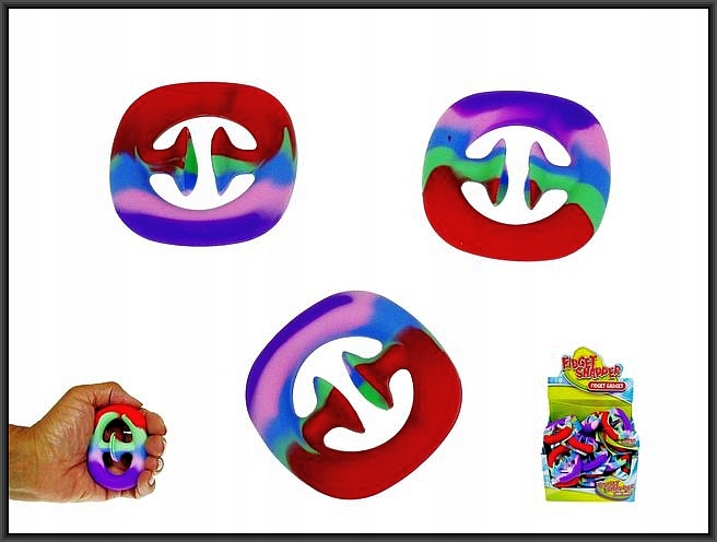 GNIOTEK DO RĘKI TĘCZOWY A'36 6X6CM