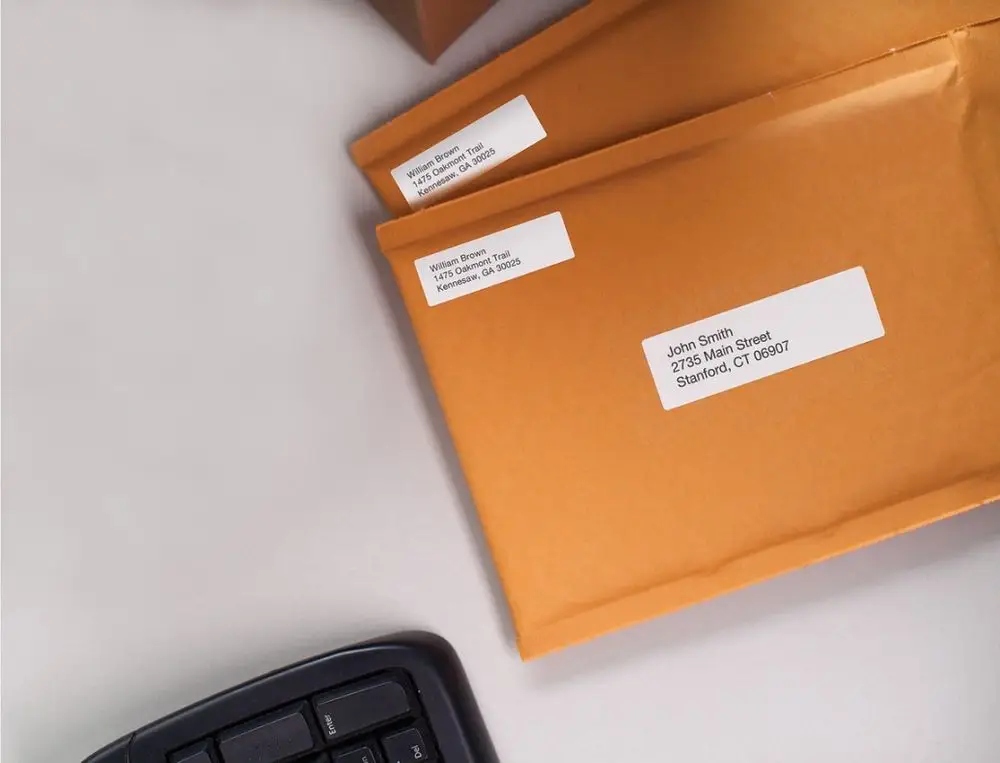 DYMO Etykiety wysyłkowe białe na identyfikatory 101 x 54 mm LW 450 330 550