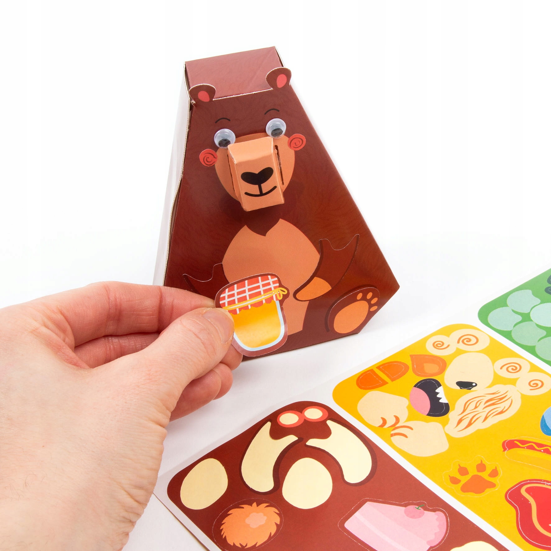 FIGURKI 3D Z NAKLEJKAMI ZOO KIDEA 4536