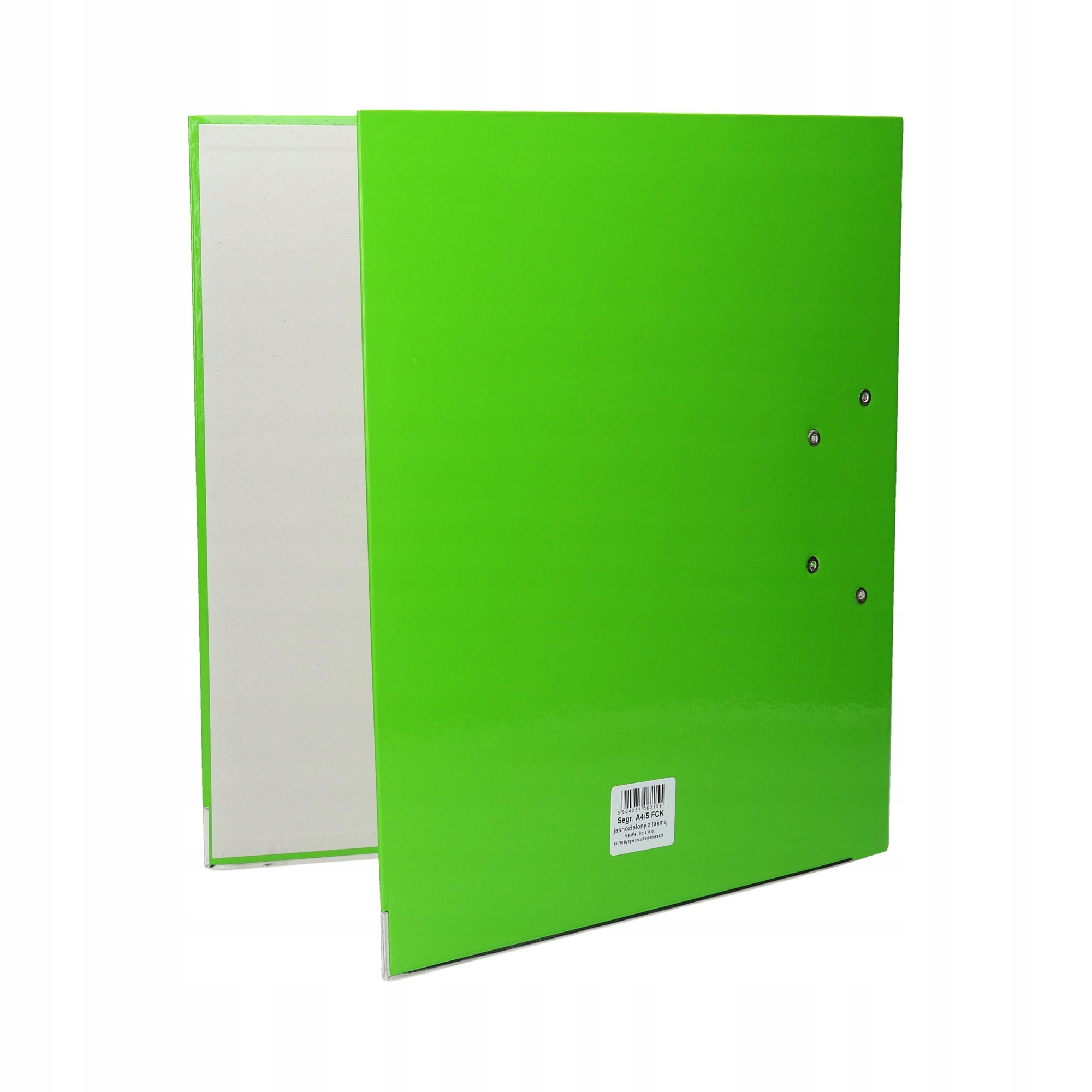 Segregator Fck A4/5Cm Jasnozielony Z Taśmą 2155