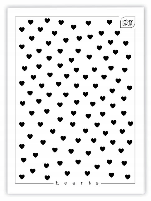 Zeszyt A4 80# M 70G UV Hearts