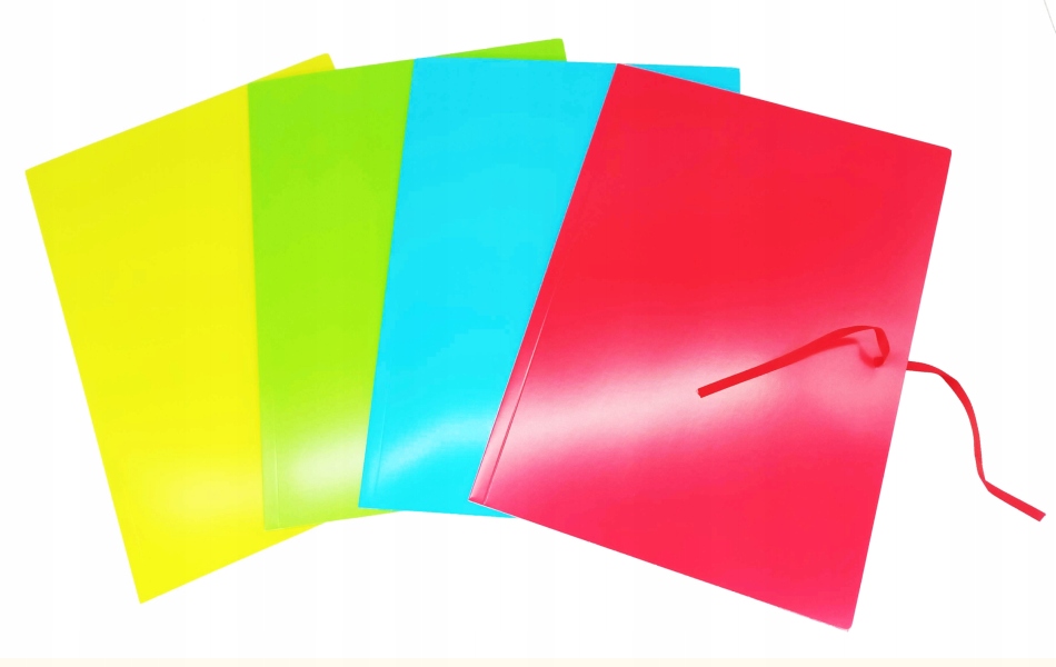 Teczka Wiązana Papierowa A4 Fluo Interdruk 223364