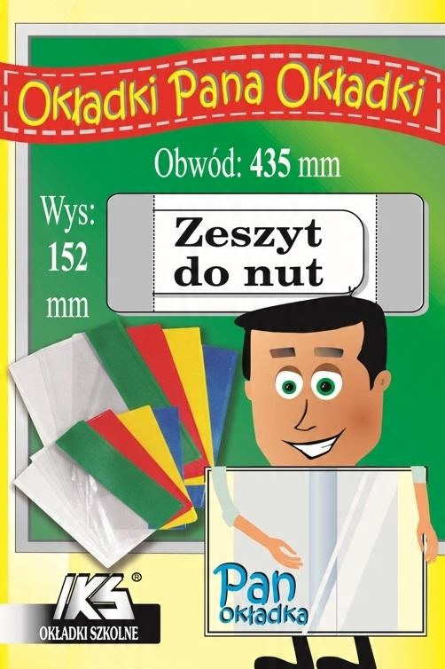 OKŁADKA NA ZESZYT DO NUT (25) IKS A'12