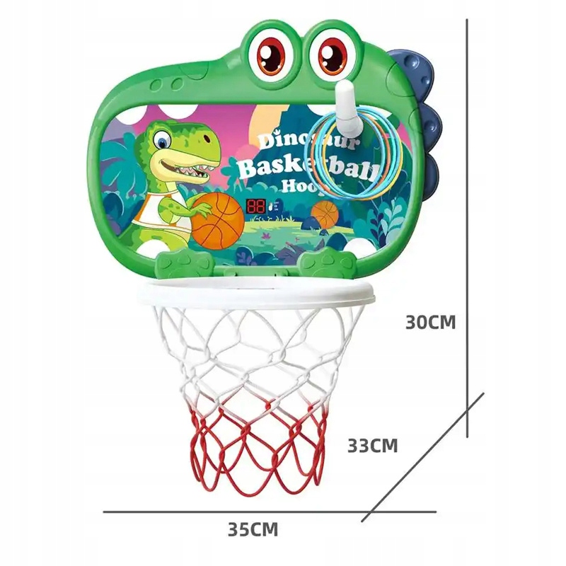 GRA KOSZYKÓWKA DINOZAUR Z LICZNIKIEM 0722
