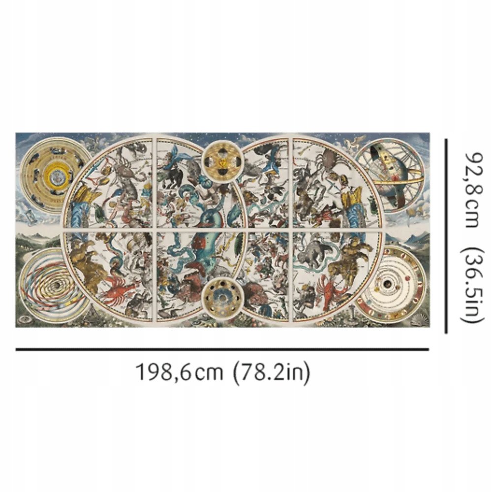 PUZZLE 9000 UFT ANCIENT CELESTIAL MAPS 81031