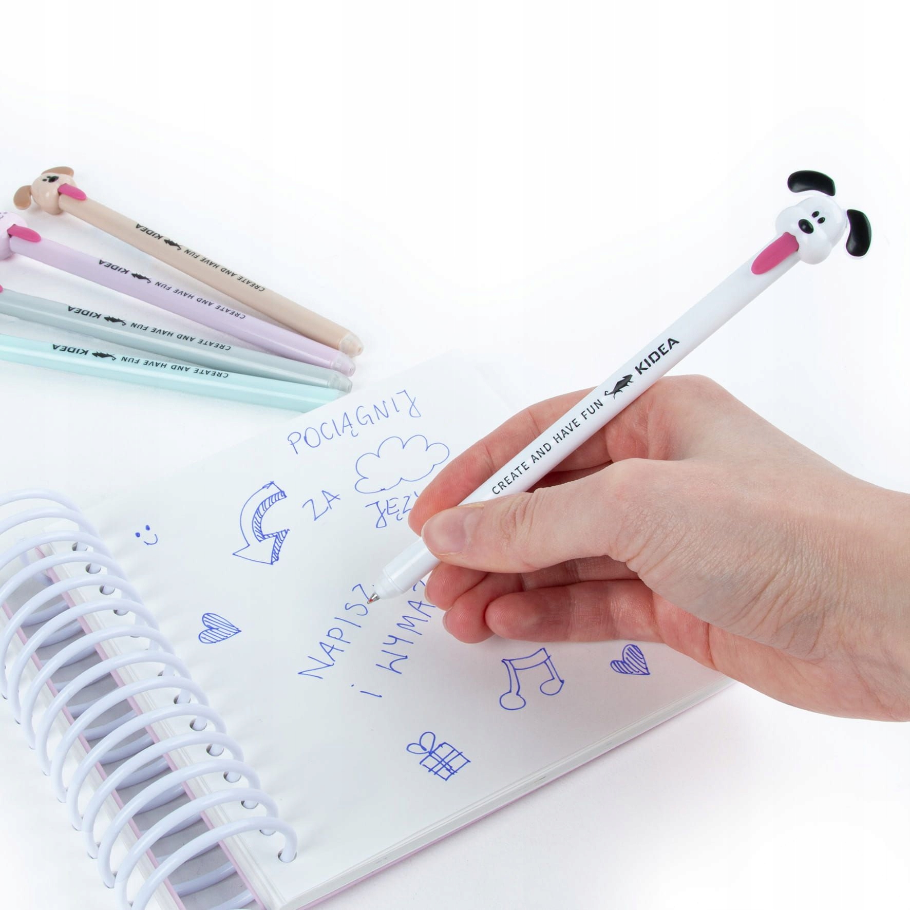 /{Długopis Wymazywalny Automatyczny Z Figurką E Ki