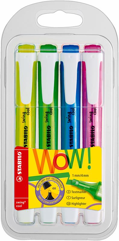 STABILO SWING COOL ETUI 4 SZT  4910