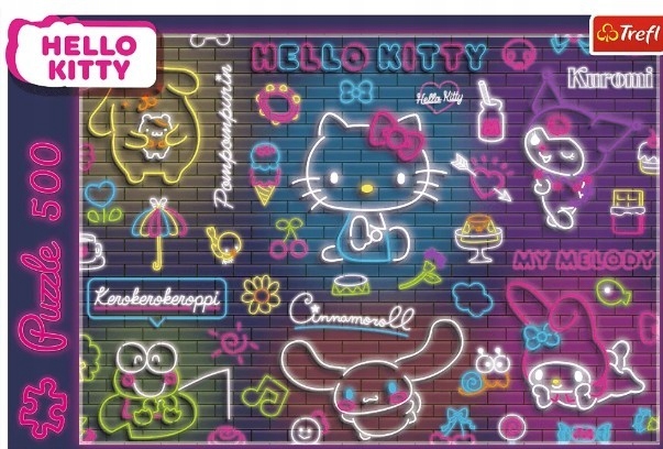 Puzzle 500 Neon Hello Kitty 37523