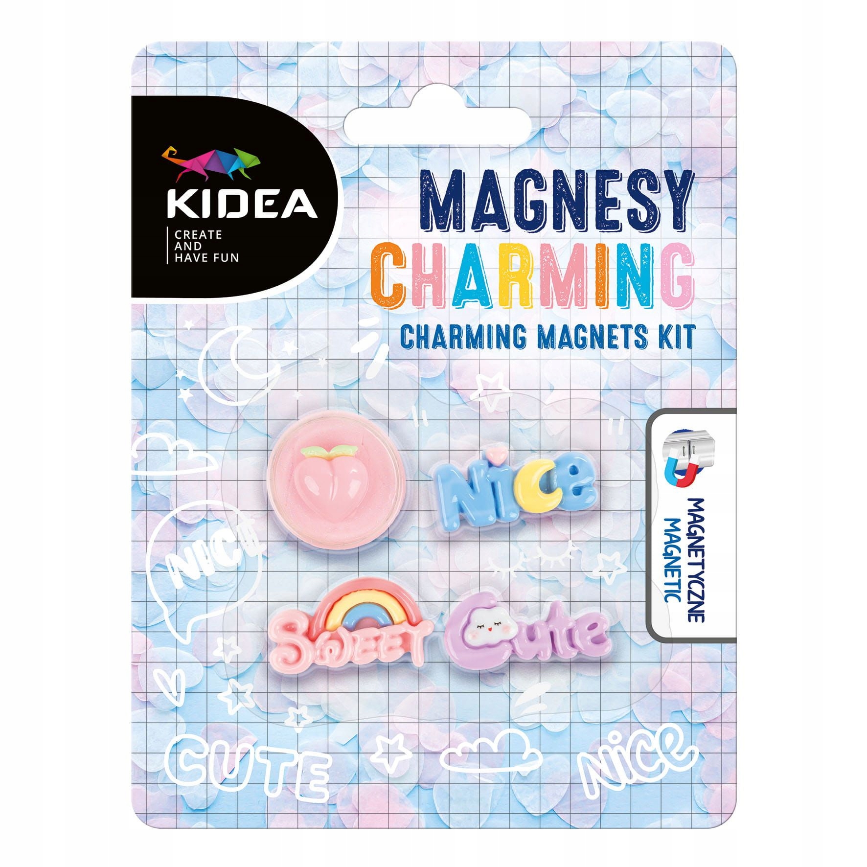 MAGNESY CHARMING 4 SZT. KIDEA 0347