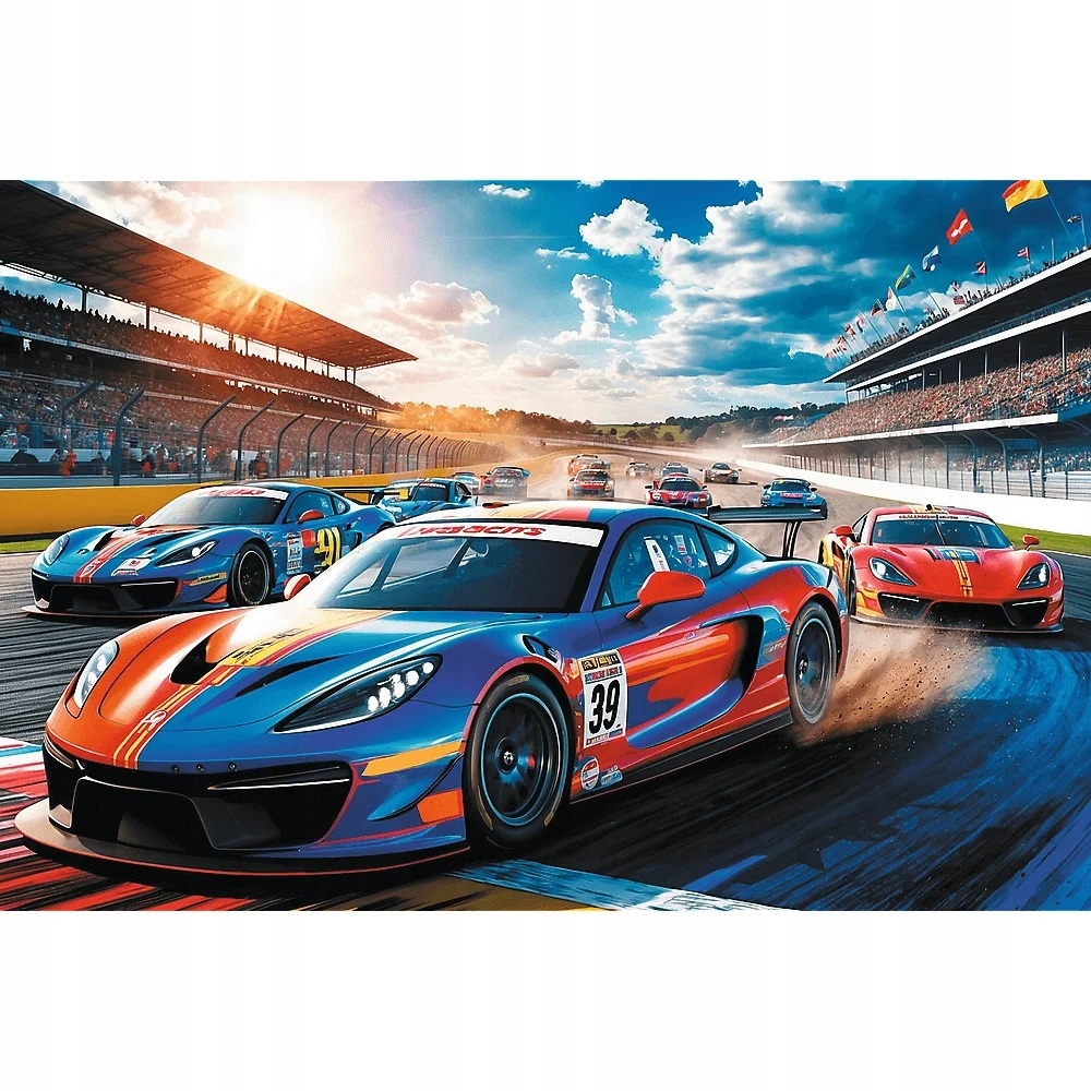 Puzzle 100 Szybka Wyścigówka 17403