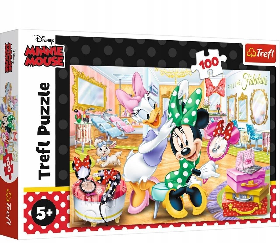 Puzzle 100 Minnie W Salonie Kosmetycznym 16387